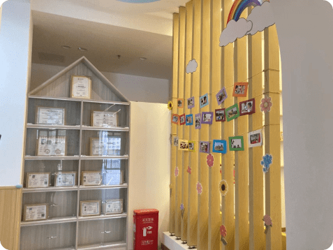 长沙县茁越儿童服务中心公共区一角